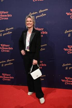 Sportswoman Britta Heidemann attends the premiere of the 9th Cologne Christmas Circus, which will be held in Cologne until 05 01 2025