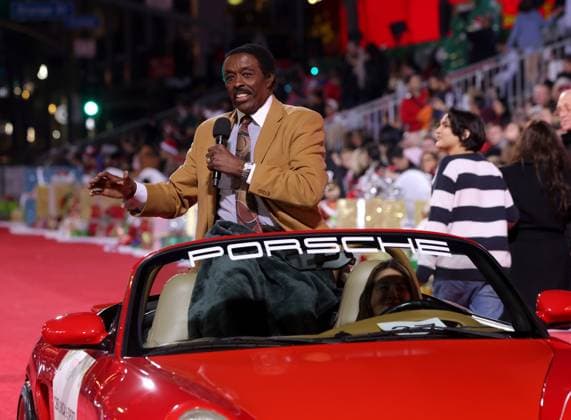 Jim Hill cruises down Hollywood Blvd. during the 92nd annual Hollywood Christmas Parade in Los Angeles on Sunday, December 1, 2024.  LAP20241201605 GERGxGRUDT