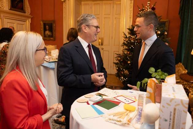 Prime Minister Keir Starmer hosts Small Business breakfast 03 12 2024. London, United Kingdom. Prime Minister Keir Starmer hosts a breakfast meeting with members of the Small Business community in 10 Downing Street., Credit:Simon Dawson Avalon United Kingdom, Greater London, London, 10 Downing Street  Copyright: xSimonxDawsonx xAvalonx 0942442013