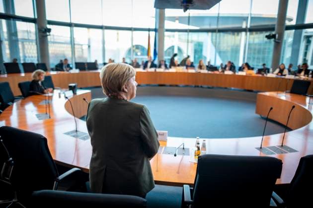 Angela Merkel, former Federal Chancellor, speaks before the so-called Afghanistan Committee, the subcommittee of the 20th parliamentary term, in Berlin, 05 12 2024 Berlin Germany Copyright: xJulianexSonntagx