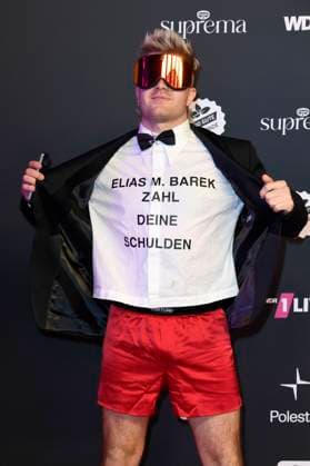 Ski Aggu at the 25th award ceremony of the 1Live Krone 2024 in the Lokschuppen Bielefeld, 05 12 2024 Foto:xN.xKubelkax xFuturexImagex krone_4292