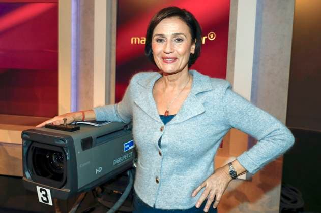 Sandra Maischberger on the ARD talk show maischberger in WDR Studio B Cologne, 17 12 2024 Foto:xR.xSchmiegeltx xFuturexImagex maischberger1712_4231
