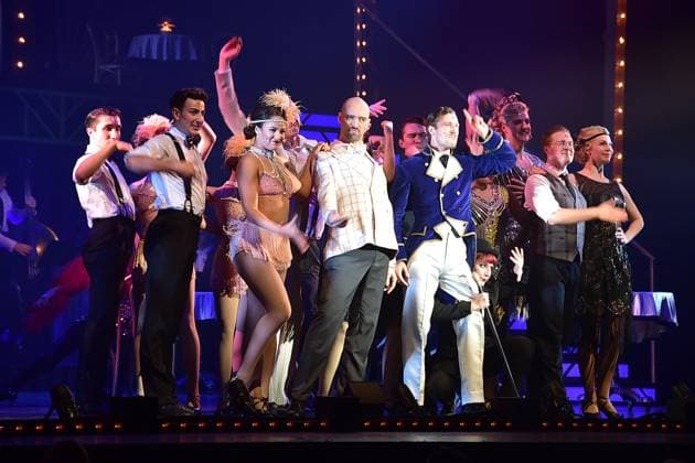 Berlin Premiere MUSICAL BERLIN BERLIN Musical performers on stage ÒBerlin BerlinÓ Musical Premiere, at the Admiralspalast in Berlin on 18 12 2024 Photopress Mueller