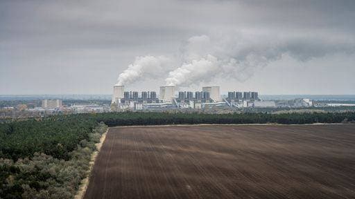 The picture shows the old German lignite-fired power plant Jaenschwalde, which is gradually being decommissioned. 27139249 RECORD DATE NOT STATED