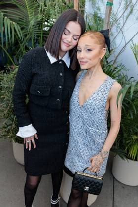 December 10, 2024, Los Angeles, California, USA: Selena Gomez and Ariana Grande at the Academy Women s Luncheon Presented by CHANEL hosted by the Academy of Motion Picture Arts and Sciences. Los Angeles USA  - ZUMAz03_ 20241210_shc_z03_390 Copyright: xAMPASx