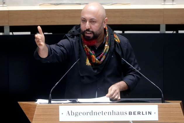 Ferat Kocak, Left, Speech in the 6 Plenary session Berlin House of Representatives, State parliament, Berlin, Berlin Germany, Germany