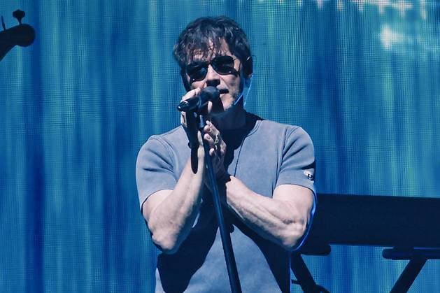 a ha, Singers Morten Harket, at Concert Live in the Mercedes Benz Arena, Berlin, Pop, Berlin Germany, Germany