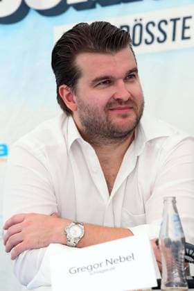 Gregor Fog, Son from Carmen Fog, at the Press conference to Schlagerolymp the largest Schlager Open Air in Berlin Luebars on 10 08 2019 Berlin Germany