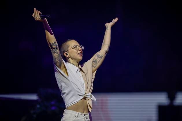 Stefanie Heinzmann, 10 01 2025, St Jakobshalle, Basel, Switzerland Basel St Jakobshalle Canton Basel City Switzerland Copyright: xGrantxHubbsx