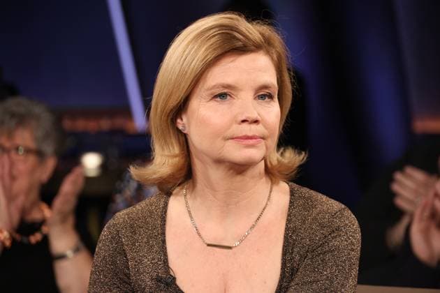 Annette Frier, actress, guest on the NDR Talk Show, photo session on 10 1 2025 in the Hamburg Lokstedt television studio before the broadcast on the 3 program of NDR television