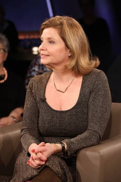 Annette Frier, actress, guest on the NDR Talk Show, photo session on 10 1 2025 in the Hamburg Lokstedt television studio before the broadcast on the 3 program of NDR television
