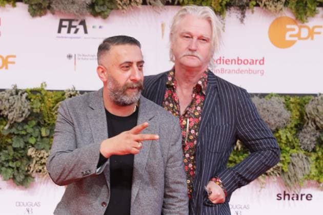 Kida Khodr Ramadan, Detlev Buck, at German Film Award 2021 in Berlin, Award ceremony, Red Carpet, Berlin Germany, Germany