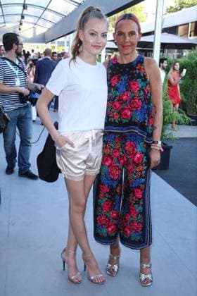 Cheyenne Savannah Ochsenknecht and Natascha Ochsenknecht at Fashion Week at the Show from Guido Maria Kretschmer in Berlin Berlin Germany, Germany