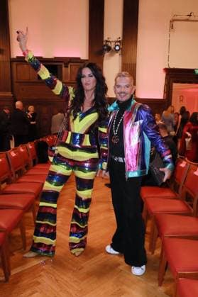 Martina Reuter and Dirk Heidemann to Anniversary show from Gabriele Iazzetta to New Jewelry collection, Master Hall on Potsdam Place, Berlin Germany, Germany
