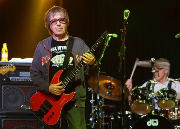 Bill Wyman geb as William George perks , formerly Bassist the Rolling Stones from 1962 to 1993, at Concert at Berlin Postbahnhof, Germany, Germany