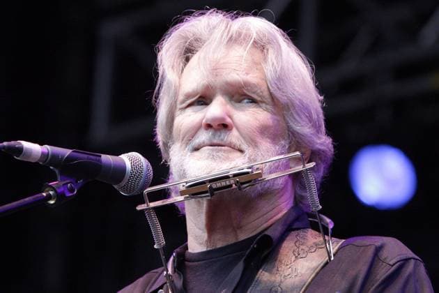 Singers Kris Kristofferson on 12 07 2008 at Concert in the Citadel Spandau, Berlin Photos Scherf Berlin Germany