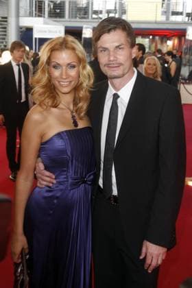 Yasmina Filali and Husband Thomas Helmer at the 11 award Ceremony of German Television Prize 2009 in Cologne, Arrival the Guests, North Rhine Westphalia Germany, Germany