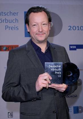 Matthias Brandt was with the Germans Audiobook Award 2010, in the Category the special Listening book Best Thriller, at WDR Radio station in Cologne on 10 03 2010 excellent North Rhine Westphalia North Rhine We Germany