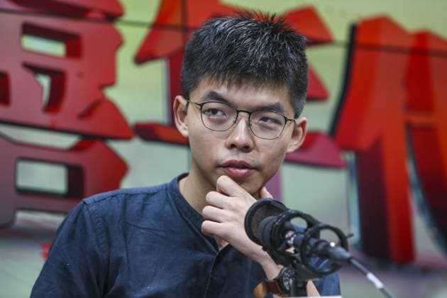 Joshua Wong Chi-fung, Secretary-general of Demosisto, talks about the extradition bill during a radio programme at the RTHK Radio Station in Kowloon Tong. 24JUN19 SCMP Winson Wong HONG KONG CHINA EDITORIAL USE ONLY  Copyright: xx 61856149 WinsonxWongx scmpphotos925080