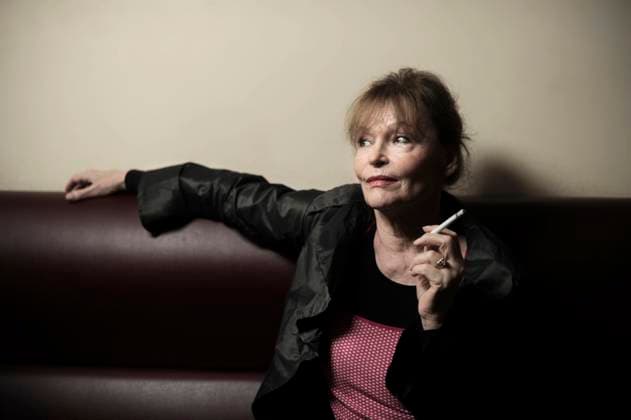 Angelica Domroese, Portrait the Actress at a Interview at Restaurant Austeria Brasseria in Berlin Berlin Germany, Germany