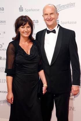 State Premier Dietmar Woidke and Wife at the award Ceremony 20 Golden Hen in Leipzig, Red Carpet, Saxony Germany, Germany