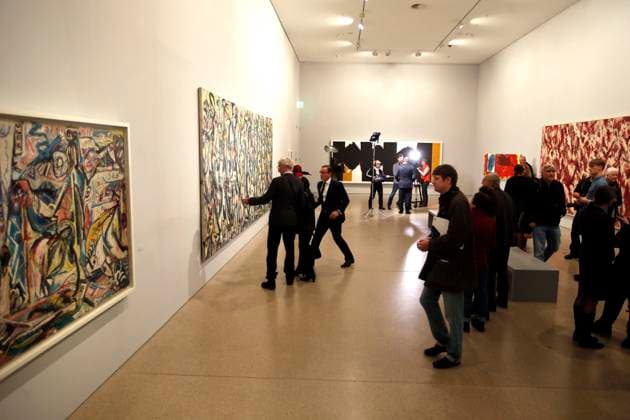 Jackson Pollock Exhibition in the German Bank Kunsthalle in Berlin, Berlin Germany, Germany