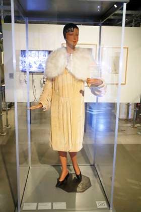 Cinema the Modernity Film in the Weimar Republic , Exhibition in the Cinematheque, German Film Museum in Berlin, Evening coat from Jenny Jugo, Berlin Germany, Germany
