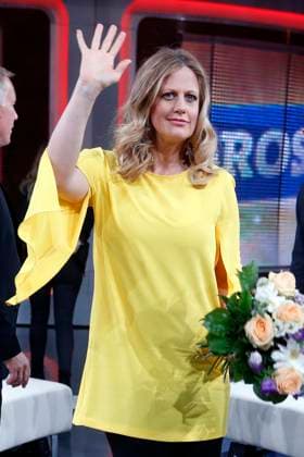 Barbara Schoeneberger at the Recording the ARD TV Show Small against big the UNBELIEVABLE Duel in Berlin, Berlin Germany, Germany