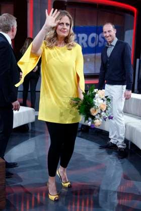 Barbara Schoeneberger at the Recording the ARD TV Show Small against big the UNBELIEVABLE Duel in Berlin, Berlin Germany, Germany