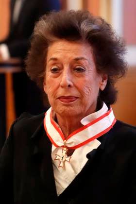 Lea Rosh, Prizewinner, at the award Ceremony of Berlin National Order at Red City Hall in Berlin, Order of Merit of Country Berlin, Berlin Germany, Germany