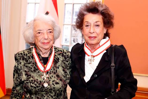 Margot Friedlaender, Lea Rosh, Prizewinner, at the award Ceremony of Berlin National Order at Red City Hall in Berlin, Order of Merit of Country Berlin, Berlin Germany, Germany