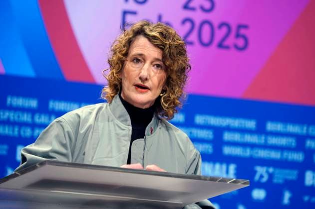 Tricia Tuttle at the program press conference of the Berlinale 2025 75 Berlin International Film Festival at Haus der Kulturen der Welt Berlin, 21 01 2025 Foto:xT.xBartillax xFuturexImagex berlinale_pk_5109