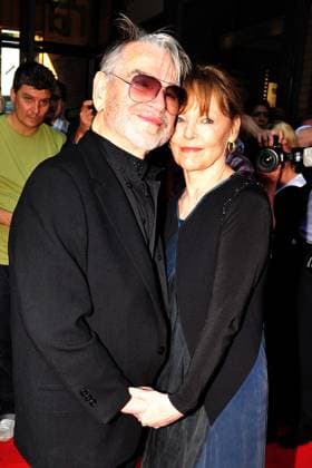 Angelica Domroese with Husband Hilmar Tade at the Cinema Premiere to to Horizon, then left in the Kulturbrauerei in Berlin Red carpet, Red carpet, Berlin Germany, Germany