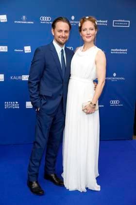 Tessa Mittelstaedt, Axel Schreiber at German Actor Award 2017, Award ceremony in Berlin, Red Carpet, Berlin Germany, Germany