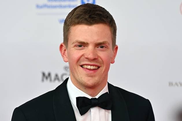 Ferdinand HOFER Actor , single picture,cropped single motif,portrait,portrait,portrait 49 German Film Ball, Red Carpet, Red Carpet, on 25 01 2024 at the H o t e l B a y e r i s c h e r H o f, M u e n c h e n