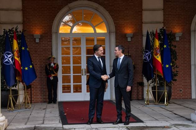 Spanish Prime Minister Pedro Sanchez Meets With NATO Secretary General Mark Rutte The President of the Government of Spain, Pedro Sanchez, holds a meeting with the Secretary General of NATO, Mark Rutte, at the Palacio de la Moncloa in Madrid, Spain, on January 27, 2025. Madrid Spain Spain  Copyright: xFrancescoxMilitelloxMirtox originalFilename: militellomirto-spanishp250127_npf63