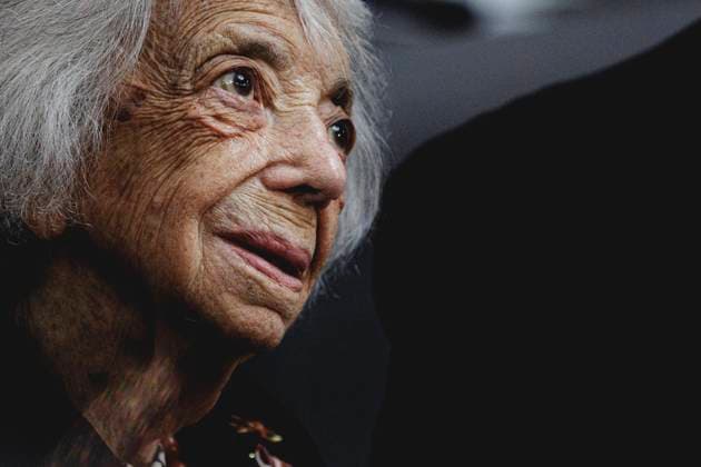 Margot Friedlaender, contemporary witness of the Holocaust, recorded during the commemoration ceremony in the German Bundestag for the victims of the Holocaust Berlin, 29 01 2025 Berlin Germany Copyright: xFlorianxGaertnerx