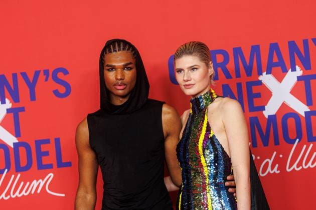 Preview 20 season GNTM Jermaine Kakou Kothe and Lea Oude at the preview of the 20 season of the Pro7 model casting show Germanys Next Topmodel by Heidi Klum GNTM at Zoo Palast on 05 02 2025 in Berlin Copyright: xEventpressxKochanx