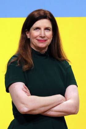 13 02 2025, Frankfurt, DEU, Annual Press Conference of Commerzbank AG Bettina Orlopp, Chairwoman of the Board of Managing Directors of Commerzbank AG