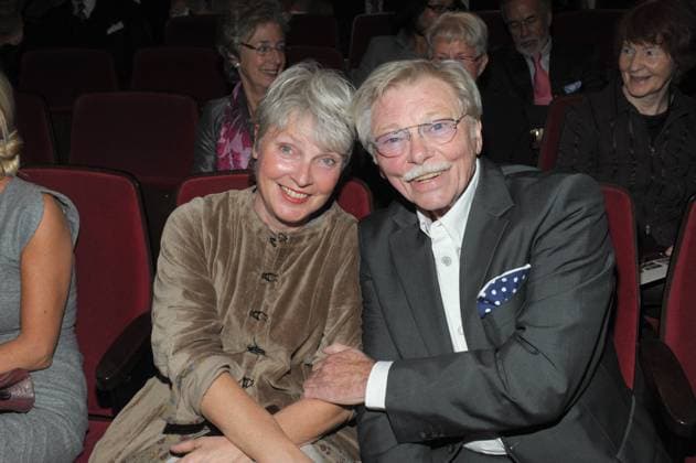 Actors Uwe Friedrichsen and Ute Pope Jubilaeums Gala 60 Years Ernst German Theatre on 13 10 2011 in Hamburg Copyright Breuel Picture Juergen Joost HH Germany