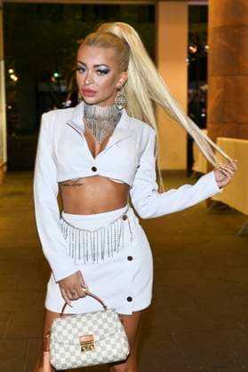 Katja Krasavice AT Shirin David S Birthday Party AT Father Graham in Berlin, Germany, 11 April 2019 Berlin