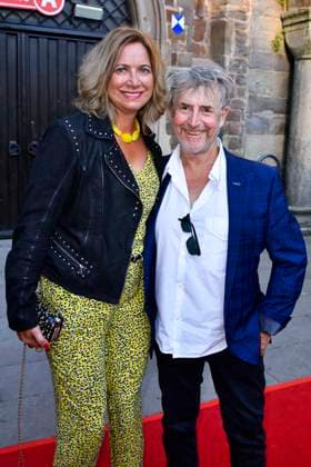 Regine Prause and Martin Semmelrogge Girlfriend at the Gala Premiere the Process to Opening the 69 Bathroom Hersfelder Festival 2019 in Open air theatre to the Abbey ruins on Friday 05 07 2019 in Bathroom Hersfeld Hesse Germany