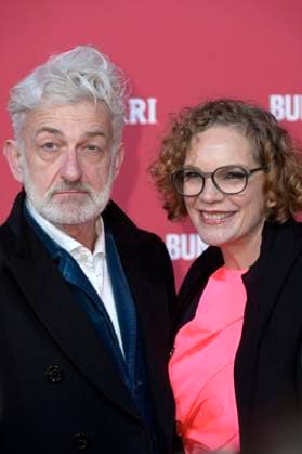 Dominic Raacke and Alexandra Rohleder at the Red Night by Campari Bunte during the Berlinale 2025 at Fredericks Berlin, 14 02 2025 Foto:xC.xNiehausx xFuturexImagex red_night_5248