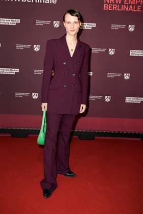 Luna Jordan as a guest at the 22 NRW Reception of the State of NRW and the Film und Medienstiftung NRW at the Representation of the State of North Rhine-Westphalia in Berlin at the 75 International Film Festival on 16 02 2025 in Berlin Berlin Germany