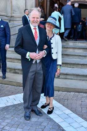 Friedrich Graf to Rantzau, Alexandra Countess to Rantzau at the ecclesiastical Wedding from Christian from Boetticher at Hamburg Michel the Protestant Main church Sankt Michaelis on Saturday 04 June 2022 in Hamburg HH Germany