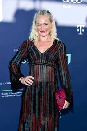 Eva Mona Rodekirchen at the green Carpet at the award Ceremony of Green Awards at the GreenTech Festival on 23 June 2022 at the Area of former Airport Tegel in Berlin