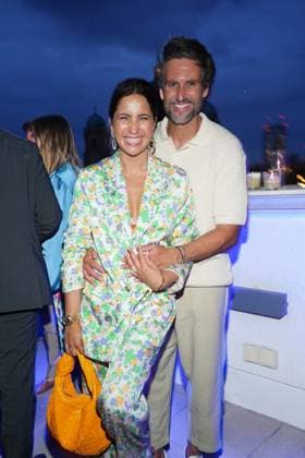 Tom Beck, Chryssanthi Kavazi at the Bertelsmann Party on 15 06 2023 in the Bertelsmann Repraesentanz at the Linden 1 in Berlin Berlin Germany