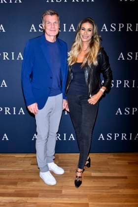 Actress Yasmina Filali and Ex Footballer Thomas Helmer the separate pair together to Guest at the Summer Party of Aspria Hamburg Uhlenhorst on Saturday 26 08 2023 in Hamburg HH D