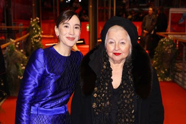 Sibel Kekilli and Hanna Schygulla at the Yunan Film Premiere as part of the 75th Berlinale International Film Festival on 19 02 2025 in Berlin Berlinale 2025 Yunan Film Premiere