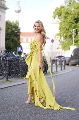 Lola Weippert at the Arrival to Women100 on 18 July 2024 at Hotel de Rome in Berlin Berlin Germany